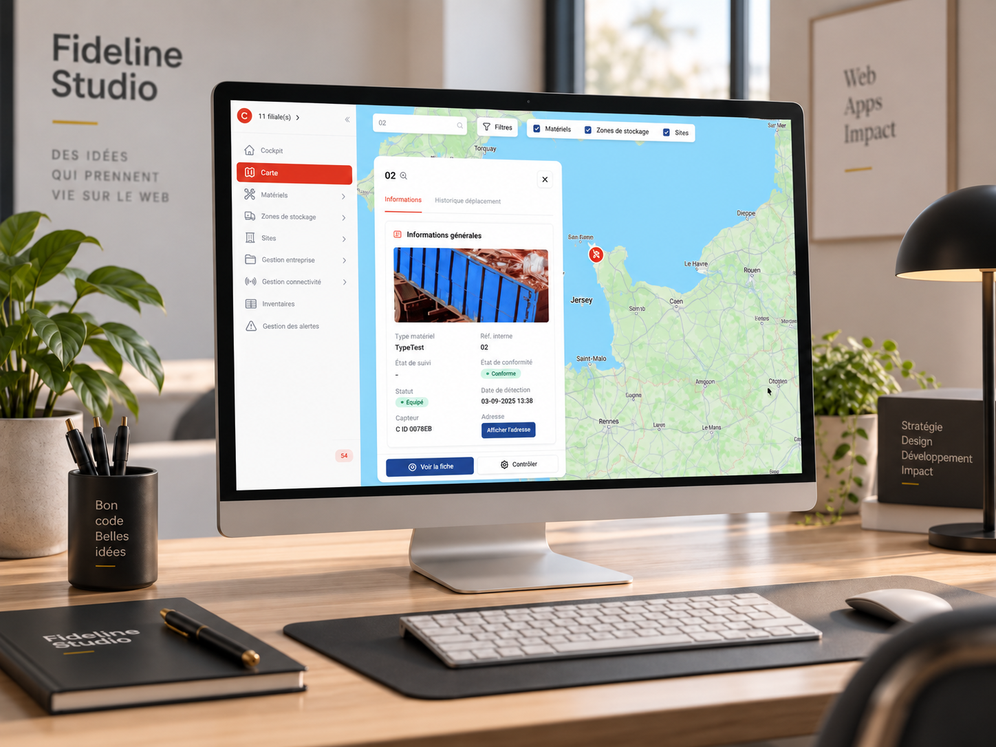 Charlie Solutions — développement front-end des plateformes